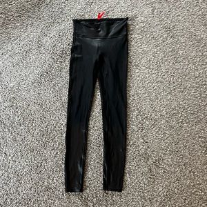 Spank Faux Leather Leggings